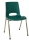 Scaun de sufragerie din plastic Pavlina Chrom, verde