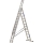 Scara extensibila din aluminiu PROFI, 3 x 12 trepte