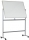Tabla magnetica mobila alba Basic, cu doua fete, 90 x 120 cm