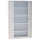 Dulap metalic pentru dosare cu usa tip rulou, 4 rafturi, 195 x 120 x 45.7 cm
