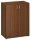 Dulap cu inaltime medie Alfa 500, 106,3 x 80 x 47 cm, cu usi, model nuc