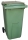 Pubela de exterior din plastic pentru deseuri sortate, volum 240 l, verde