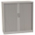 Dulap metalic pentru dosare cu usa tip rulou, 2 rafturi, 105 x 100 x 45.7 cm, gri