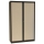 Dulap metalic cu usa tip rulou pentru dosare Manutan, 4 rafturi, 195 x 120 x 45 cm, antracit/gri