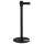 Stalp de ingradire cu banda Manutan Black One, baza stivuibila, 5 m, negru