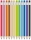 Display creioane colorate mecanice din plastic M&G, 288 bucati de creioane colorate