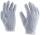 Manusi ESD din nailon cu dungi de carbon, Alb, Rock Safety