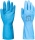 Manusi FD Chemical B Portwest, latex light gauntlet, albastru