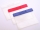 Suport card din PVC, orizontal, transparent