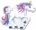 Primul meu puzzle de podea, model Unicorn, The Learning Journey 