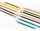 Creioane colorate hexagonale, 48 culori/set M&G