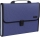 Mapa tip proiect A4, 12 compartimente, albastru, 330 x 240 x 35mm M&G 