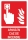 Sticker laminat Apasa in caz de incendiu