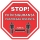 Sticker pardoseala Pastreaza distanta, 32 x 32 cm, autocolant PVC + laminare folie pardoseala