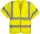 Vesta Hi-Vis, cu fermoar, cu jumatate de maneca, galben, Regular, Portwest