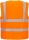Vesta reflectorizanta cu bretele si banda Hi-Vis Portwest, cu fermoar, portocaliu