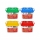 Container apa pentru pictura, 2 compartimente, Exte, diverse culori