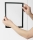 Rama magnetica electrostatica, Duraframe Poster Sun A4 negru 2 buc/set Durable 