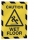 Rama magnetica autoadeziva Duraframe Security, A4, negru-galben, 2 buc/set Durable