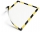 Rama magnetica autoadeziva, Duraframe Security A4 galben/negru 2 buc/set Durable 