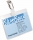 Ecuson transparent clip rotativ 60 x 90 mm 25 buc/set Durable