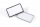 Ecuson Clip Card  magnetic 40 x 75 mm 25 buc/set Durable
