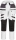 Pantaloni Hi-Vis cu buzunare Holster, alb/gri, regular, DX4, Portwest