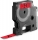 Banda D1 12 mm x 7 m negru-rosu Dymo