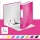 Biblioraft  180° WOW, carton laminat, partial reciclat, certificare FSC, A4, 52 mm, Leitz