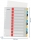 Index Cosy, imprimabil, PP, A4, 1-10, multicolor Leitz