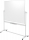 Tabla mobila Classic, otel emailat, 150x120 cm, magnetica, include marker si tavita, alb NOBO