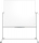 Tabla mobila Classic, otel emailat, 150x120 cm, magnetica, include marker si tavita, alb NOBO
