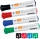 Marker pentru table si flipcharturi, varf rotund 3 mm, standard, blister, 4 buc/set, diverse culori NOBO