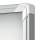 Avizier Premium Plus, interior, otel emailat, 8x A4, geam glisant si cheie, magnetic, alb NOBO 