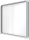 Avizier Premium Plus, interior, otel emailat, 27x A4, geam glisant si cheie, magnetic, alb NOBO 