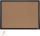 Panou pluta, 58x43 cm, natur, rama neagra NOBO