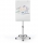 Flipchart mobil Brilliant, sticla, 100x70 cm, magnetic, include marker, tavita si magneti, alb NOBO