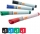 Marker pentru table si flipcharturi din sticla, varf rotund 3 mm, standard, 4 buc/cutie, diverse culori NOBO