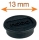 Magneti pentru table, diametru 13 mm, sustin 1 coala, 10 buc/set, negru NOBO