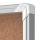 Avizier Premium Plus, interior, pluta, 15X A4, geam glisant si cheie, natur NOBO