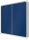 Avizier Premium Plus, interior, material textil, 27x A4, geam glisant si cheie, albastru NOBO