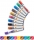 Marker pentru table si flipcharturi, cerneala lichida, varf rotund 3 mm, standard, 10 buc/cutie, diverse culori NOBO