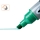 Marker pentru table si flipcharturi, cerneala lichida, varf tip dalta 5-12 mm, standard, 10 buc/cutie, verde NOBO
