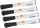 Marker pentru table si flipcharturi, varf subtire rotund 1.5 mm, standard, blister, 4 buc/set, negru NOBO
