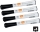 Marker pentru table si flipcharturi, varf subtire rotund 1.5 mm, standard, blister, 4 buc/set, negru NOBO