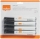 Marker pentru table si flipcharturi, varf subtire rotund 1.5 mm, standard, blister, 4 buc/set, negru NOBO