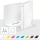 Caiet mecanic  WOW, carton laminat, partial reciclat, certificare FSC, A4, mecanism 2DR, inel 25 mm, Leitz