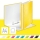 Caiet mecanic  WOW, carton laminat, partial reciclat, certificare FSC, A4, mecanism 2DR, inel 25 mm, Leitz