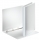 Caiet mecanic  Panorama, PP/PP, partial reciclat, certificare FSC, A4, mecanism 4RR, inel 16 mm, alb, Esselte