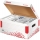 Container arhivare si transport  Speedbox, cu capac, carton, 100% reciclat, certificare FSC, reciclabil, dimensiune S, alb, Esselte